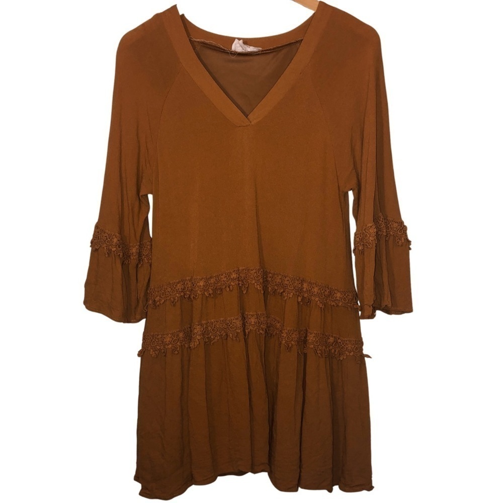 LoveRiche V-neck Mini Dress Size Medium